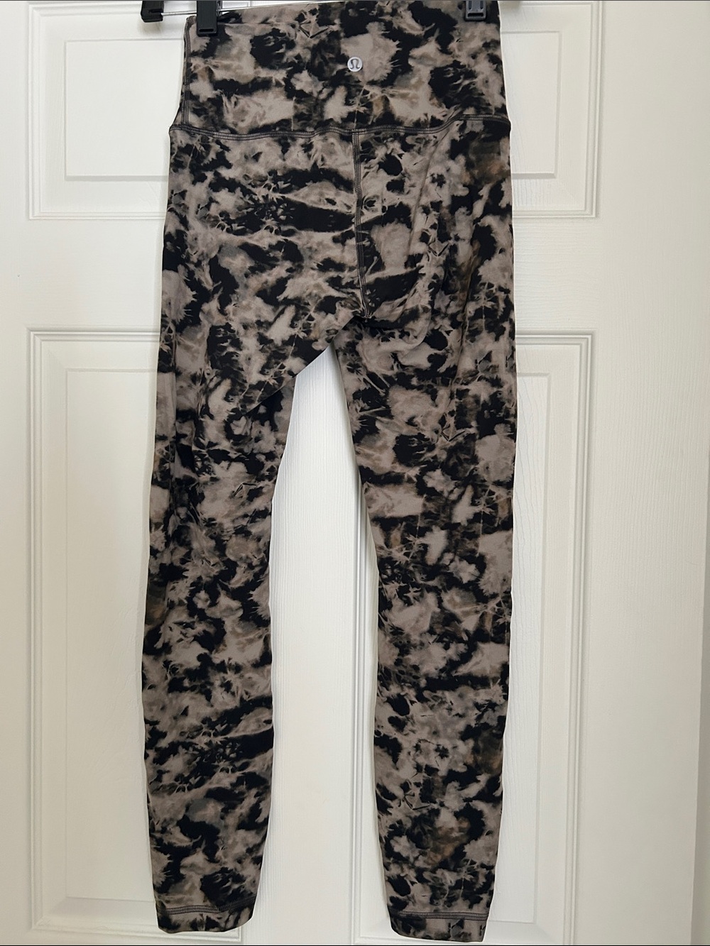 lululemon athletica Tie-Dye High-Rise Leggings - Black & Taupe